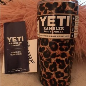 Cheetah 20oz Yeti Tumbler